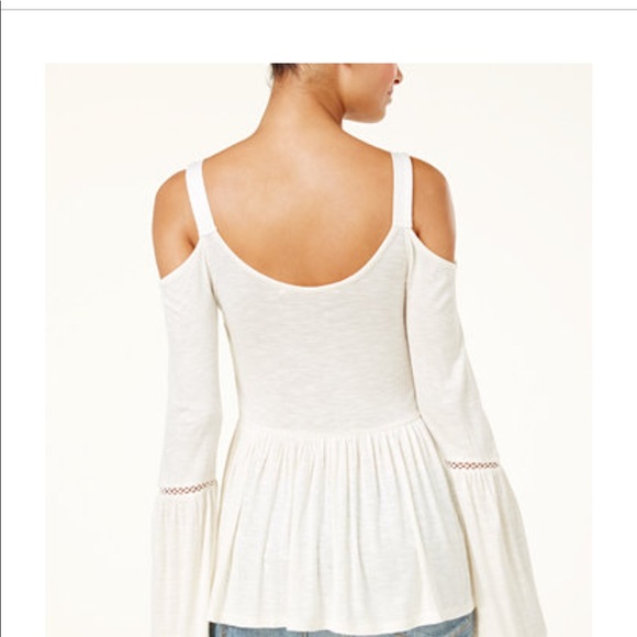 American Rag Cream Cold Shoulder - Picture 3 of 8